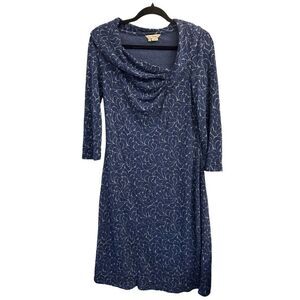 Royal Robbins Floral Cowl Neck Dress size M